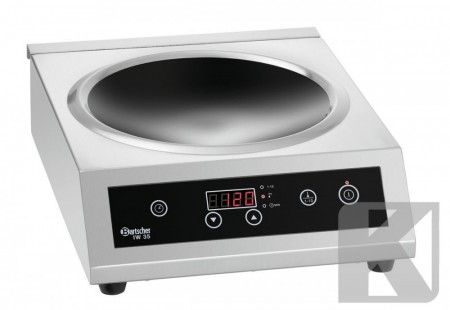 Induksjons wok 3500W kompl m/panne