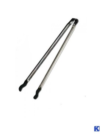 Pølse klype proff med buet tupp, rustfri, 26 cm