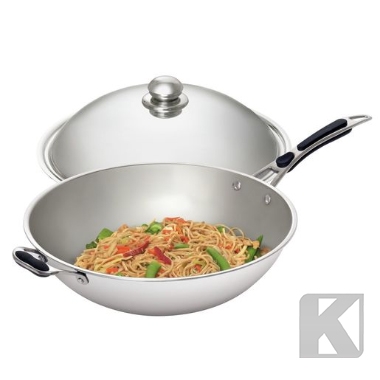Bartscher Wok panne Ø 36 cm m/lokk 
